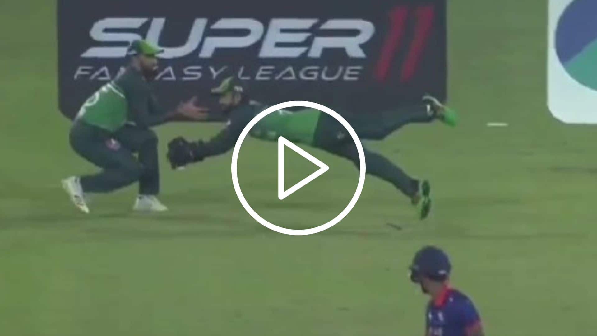 [Watch] Mohammad Rizwan's Stunning Flying Catch Against Nepal In Asia Cup